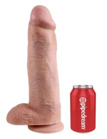 King Cock 12 Inch Cock With Balls  Flesh