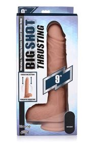 Big Shot 9 Inch Silicone Thrusting Dildo With