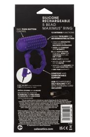 Silicone Rechargeable 5 Bead Maximus Ring