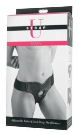 Bella Adjustable Velvet Lined Strap on Harness