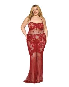 Bodystocking Gown Dmnd  One Size Queen