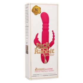 Jack Rabbit Signature Heated Silicone Triple Fantasy Rabbit
