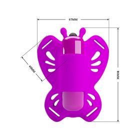 Pretty Love Sloane Battery Powered Clit STim  Fuchsia