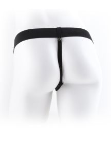 Fetish Fantasy Series 9 Inch Vibrating Hollow Strap on With Balls  Brown