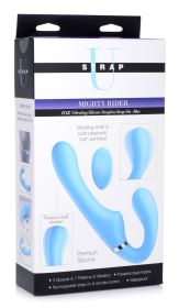 10x Mighty Rider Vibrating Strapless Strap on
