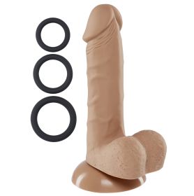 Pro Sensual Series 6 Inch Silicone Pro Odorless Dong