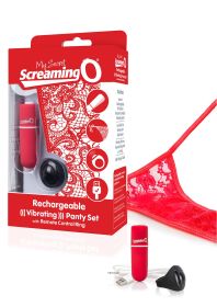 My Secret Charged Remote Control Panty Vibe (Option: Red)
