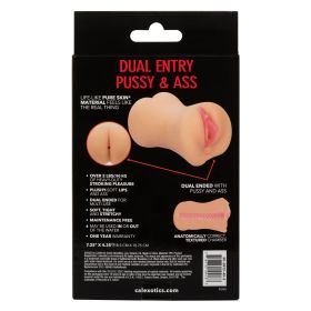 Stroke It Dual Entry Pussy and Ass (Option: Ivory)