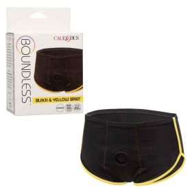 Boundless Black and Yellow Brief (Option: 2x/3x, Color/Size: Black/ Yellow)