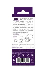 Liki Rechargeable Flicker Vibe (Option: Deep Purple)