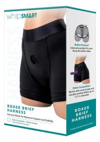 Soft Packing Boxer Brief (Option: Large, Color/Size: Black)