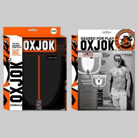 Slingjock Upthrust Slider Strap Jock Black Iron (Option: XL)