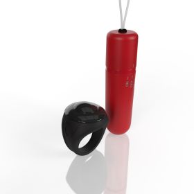 Screaming O 4t  Vibrating Panty Set With Remote Control Ring (Option: Red)