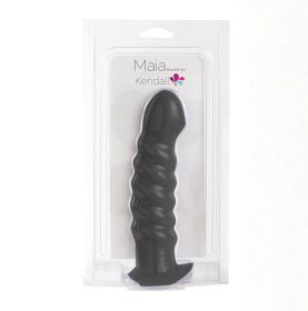 Kendall Silicone Dong Swirled Satin Finish (Option: Black)