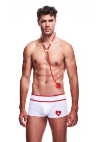 2 Piece Doctor Love Set (Option: Large/xlarge, Color/Size: White)
