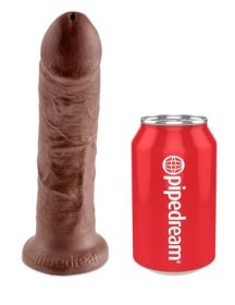 King Cock Strap on Harness With 8 Inch Cock (Option: Brown)