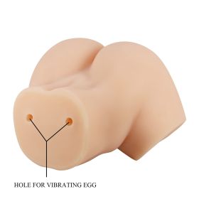 Hailey Realistic Vagina and Ass Vibrator (Option: Light)