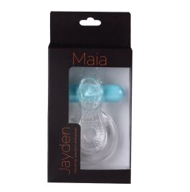 Jayden Vibrating Erection Enhancer Ring (Option: Clear)
