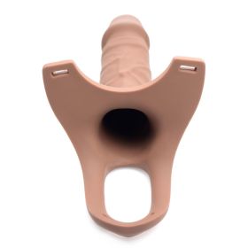 Hollow Silicone Dildo Strap on (Option: Flesh)