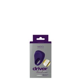 Driver Rechargeable Vibrating C Ring (Option: Purple)