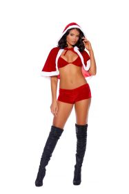 Santa's Naughty Helper 3pc (Option: Small, Color/Size: Red)