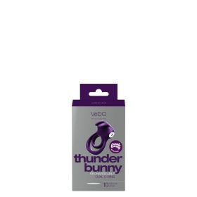 Thunder Bunny Rechargeable Dual Ring (Option: Perfectly Purple)